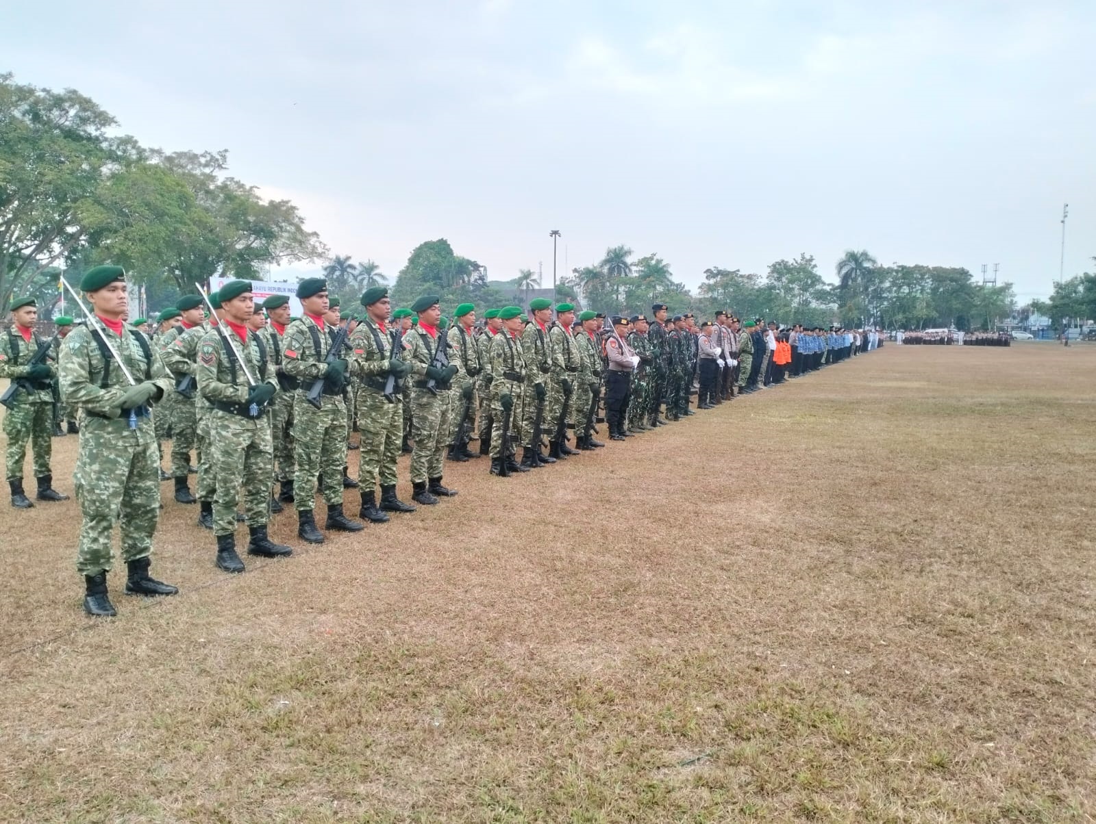 Satpol PP Damkar Melaksanakan Kegiatan Upacara dan Pengamanan Peringatan Hari Ulang Tahun ke-81 Kemerdekaan Republik Indonesia