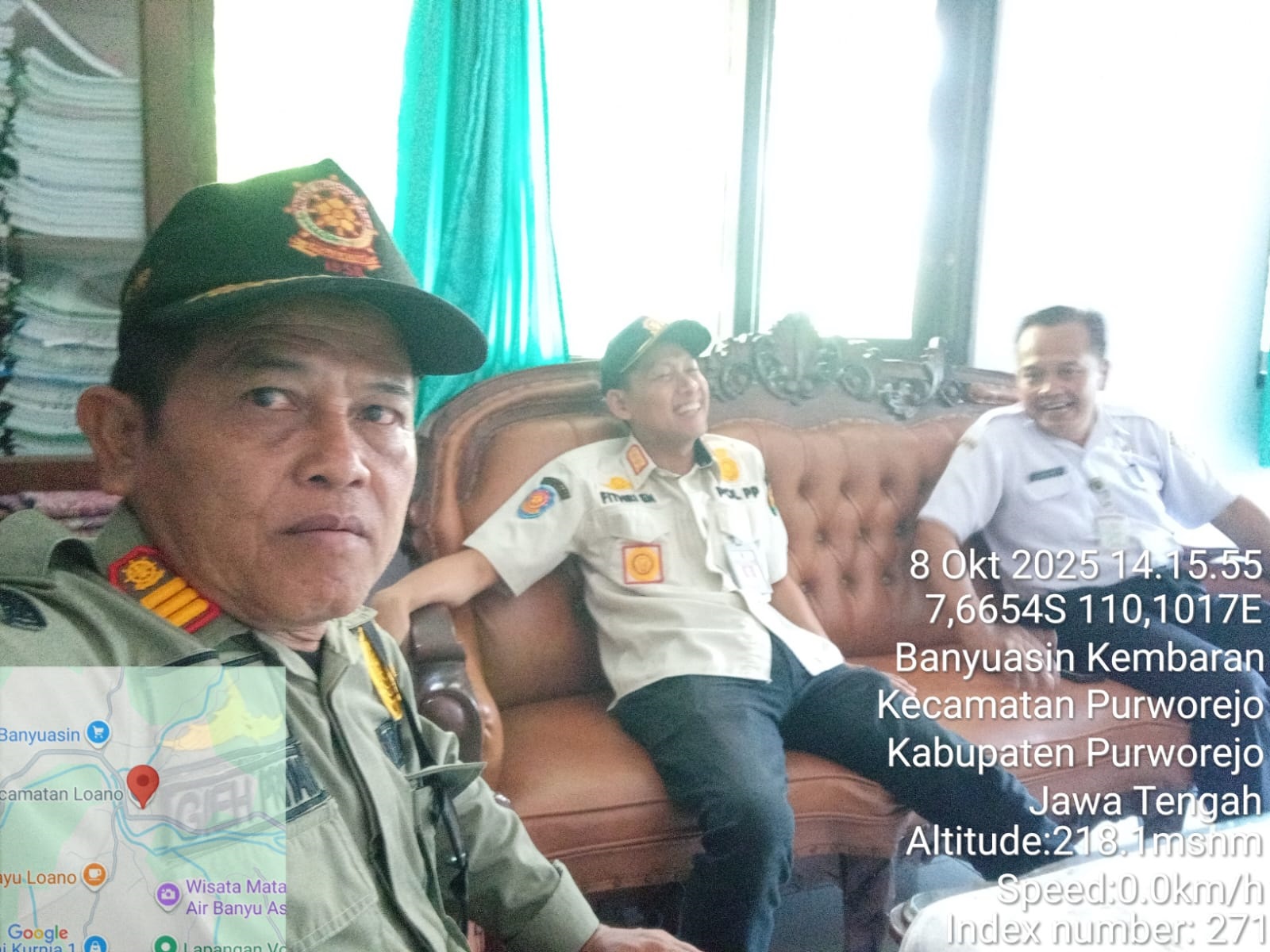 TIM Patroli Satpol PP Koordinasi ke Kec. Kecamatan Loano dan Kaligesing dalam rangka Pencegahan Gangguan Ketentraman dan Ketertiban Umum Kabupaten Purworejo