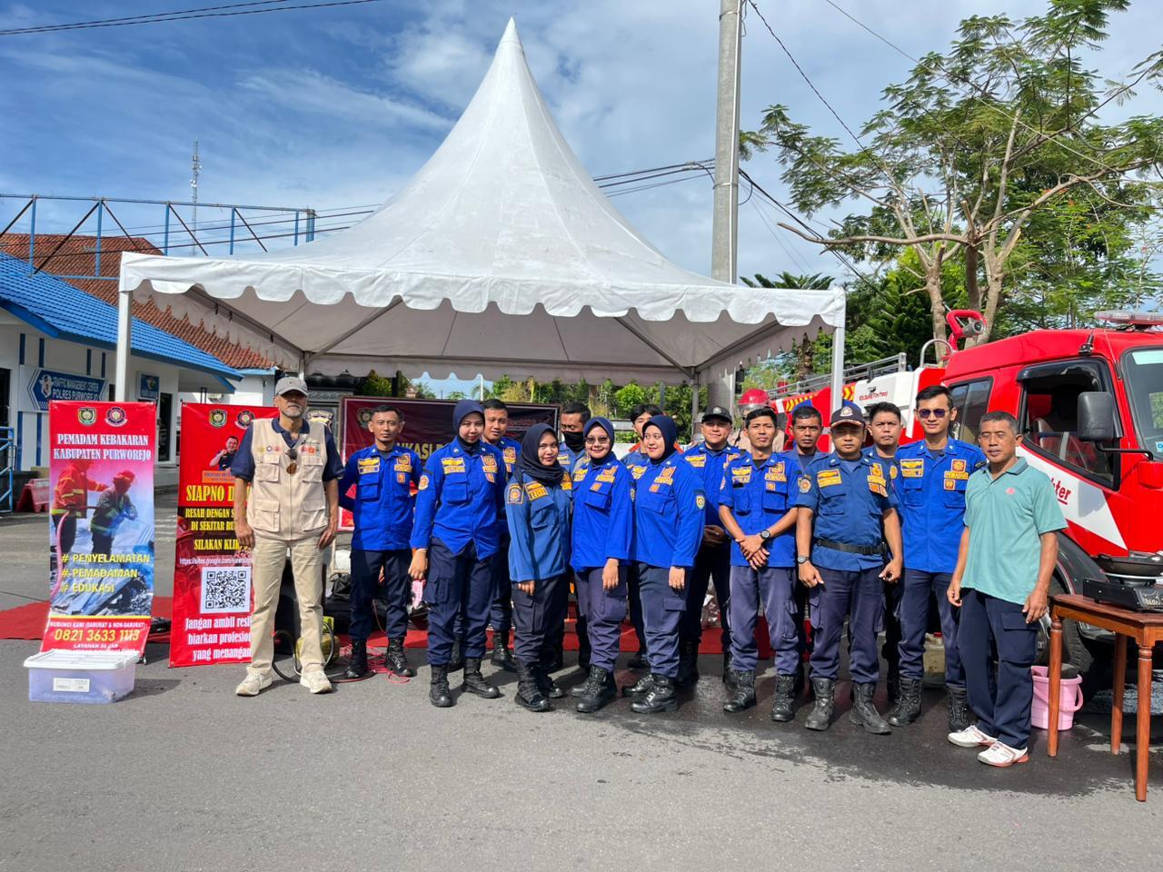 DAMKAR PURWOREJO HADIR DI CFD ALUN-ALUN PURWOREJO