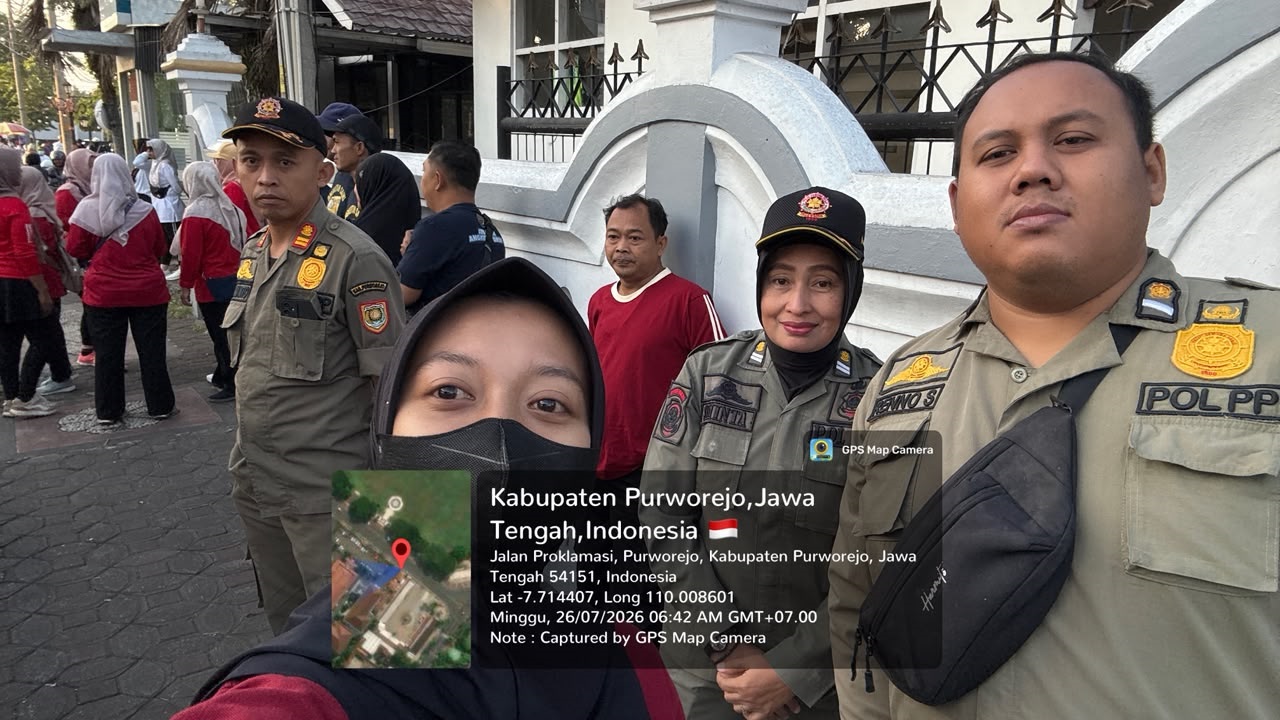 Satpol PP Damkar Melaksanakan Kegiatan Pengamanan Car Free Day dan Pengamanan Senam Bersama GEMAR (Gerakan Masyarakat Aktif Dan Bugar) serta Patroli Wilayah dalam rangka Pencegahan Gangguan Ketentrama